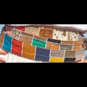 Sassy Jones yaya belt. Multi patch 2021 design.